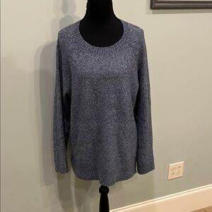 Market & Spruce Blue Crew Neck Sweater